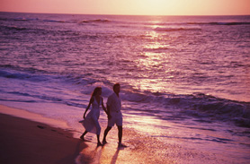 couple on beach